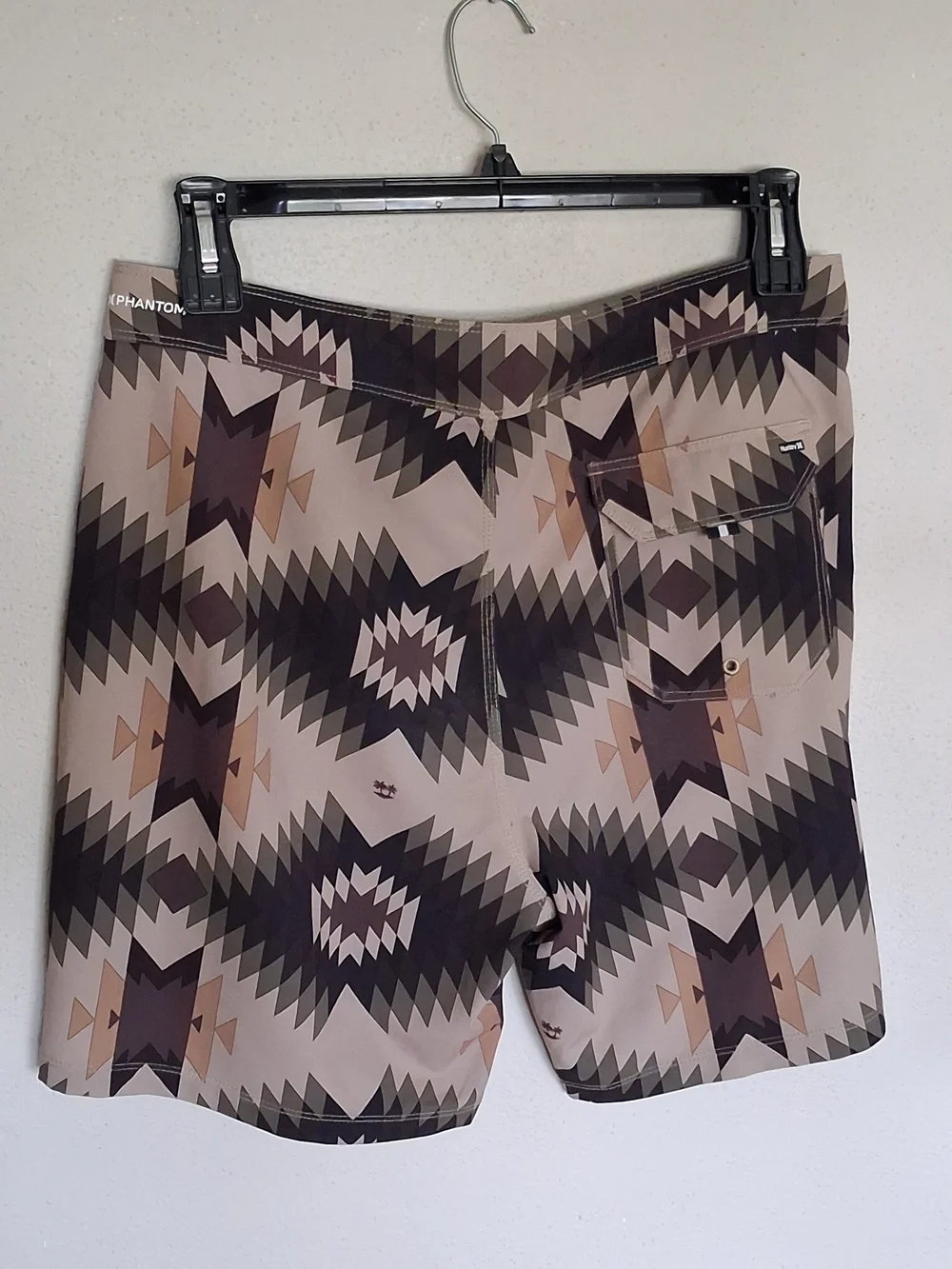 Hurley Phantom Aztec Print Board Shorts Size 32 New Without Tags